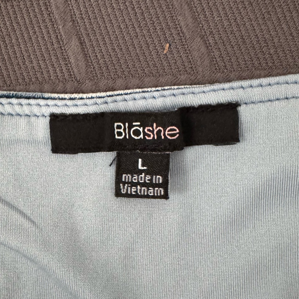 Blashe Denim Blue Women's Corset Top, Women’s L - Picture 3 of 5